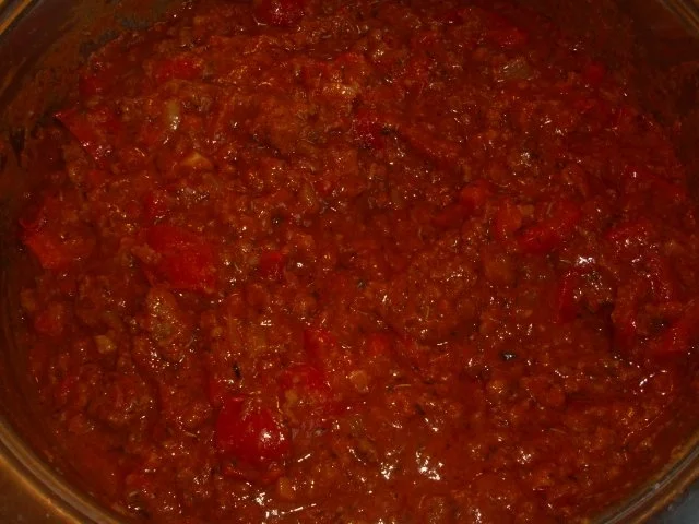 Pasta mit resten von der Gefūllten Paprikaschote - Rezept - Bild Nr. 5