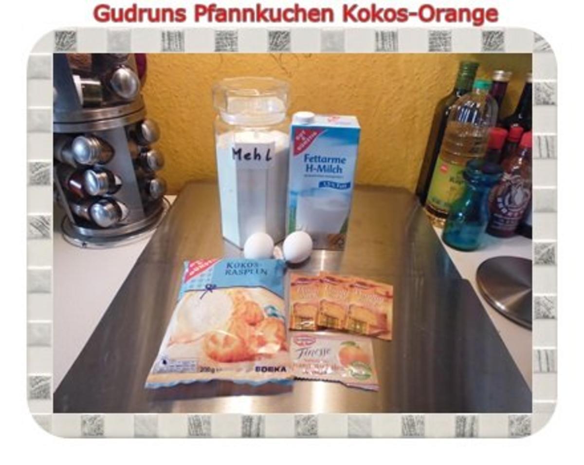 Kuchen: Pfannkuchen Kokos-Orange - Rezept - Bild Nr. 2