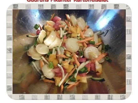 Rezept: Salat: Pikanter Kartoffelsalat Bild Nr. 7 Salat: Pikanter Kartoffelsalat - Rezept - Bild Nr. 7