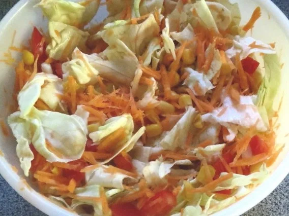 Kochen: Rote-Linsen-Puffer mit Salat - Rezept - Bild Nr. 3