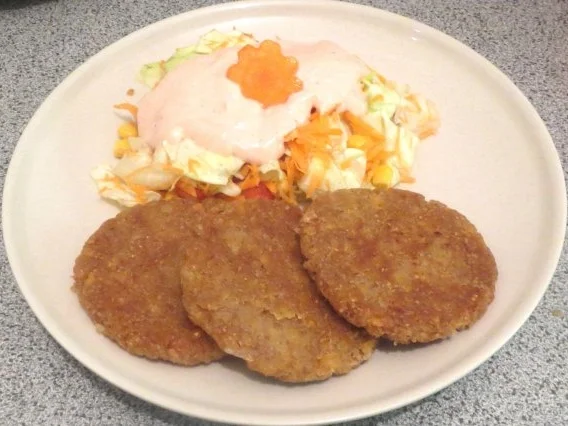 Kochen: Rote-Linsen-Puffer mit Salat - Rezept - Bild Nr. 5