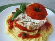 Gefüllte Tomaten --fleischlos - Rezept