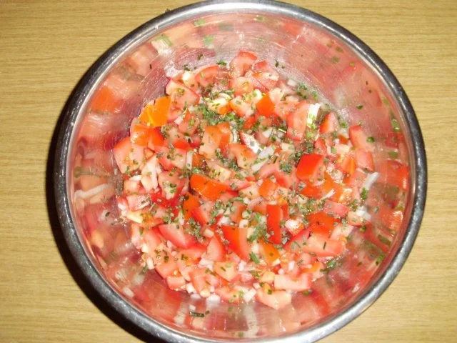 Rezept: Tomatensalat Tomatensalat - Rezept