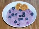 Blaubeer - Quarkspeise - Rezept