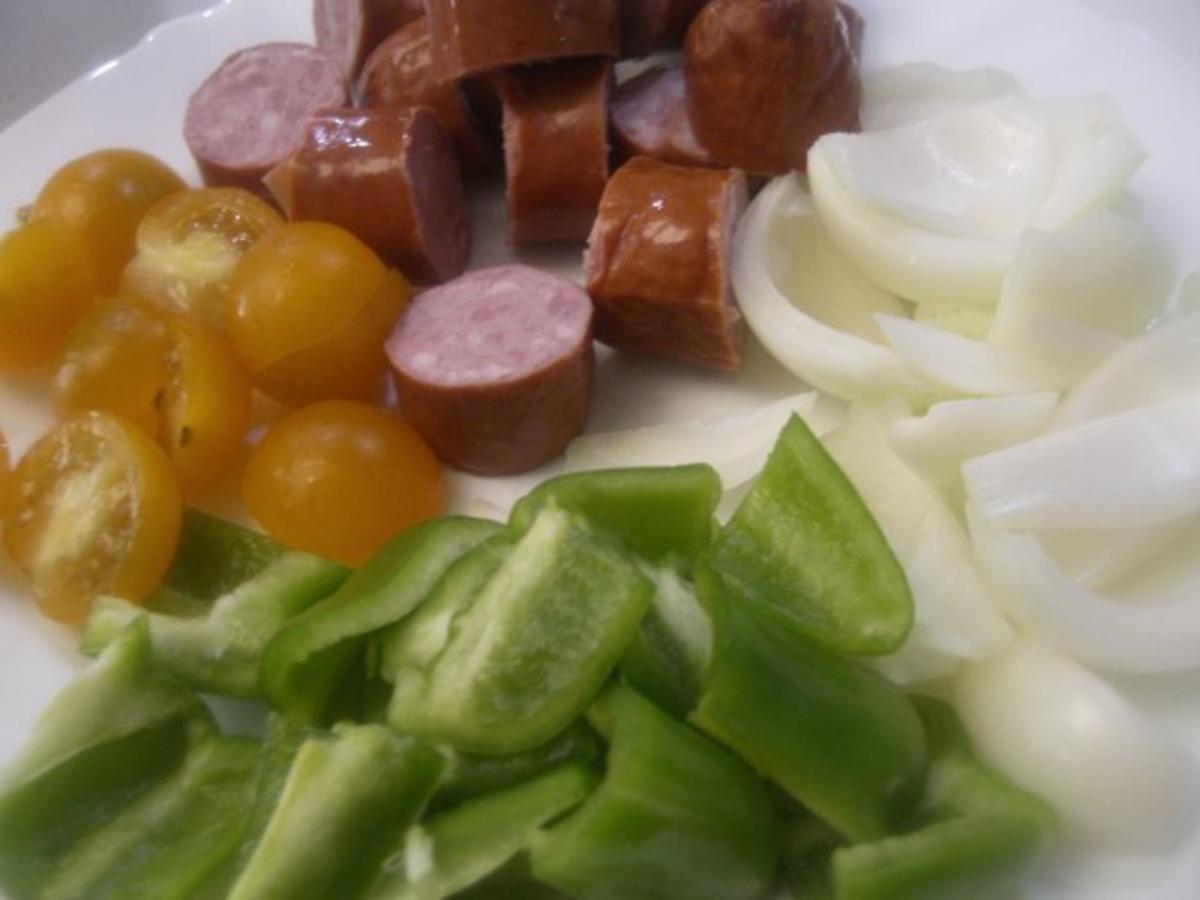 Bockwurst-Kartoffel-Schaschlik - Rezept - Bild Nr. 2