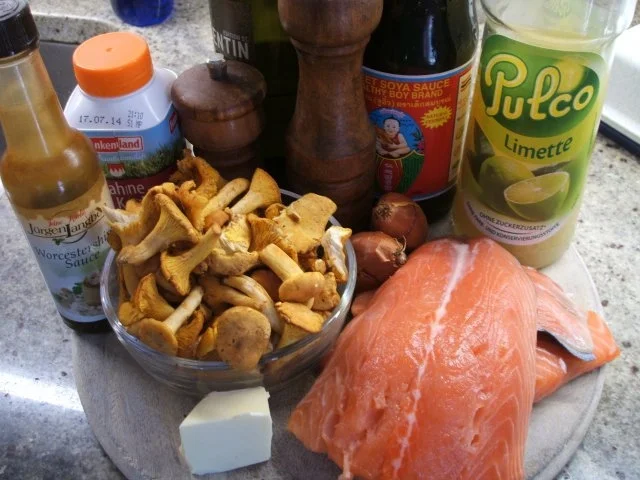 Fisch: Lachsragout mit frischen Pfifferlingen - Rezept - Bild Nr. 2