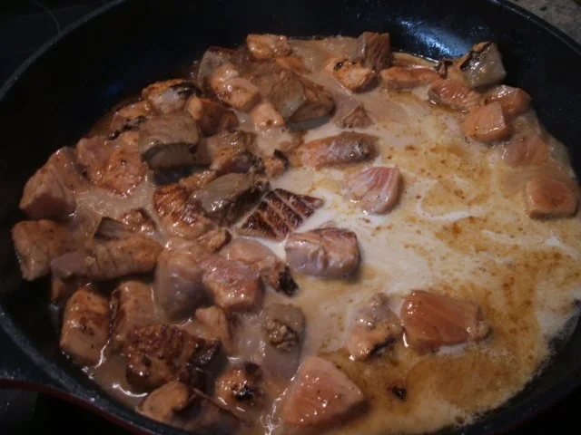 Fisch: Lachsragout mit frischen Pfifferlingen - Rezept - Bild Nr. 10