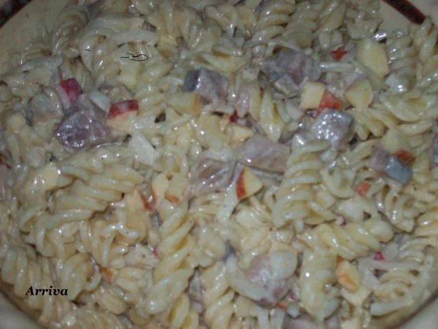 Salalte: Nudelsalat mit Hering - Rezept - Bild Nr. 7