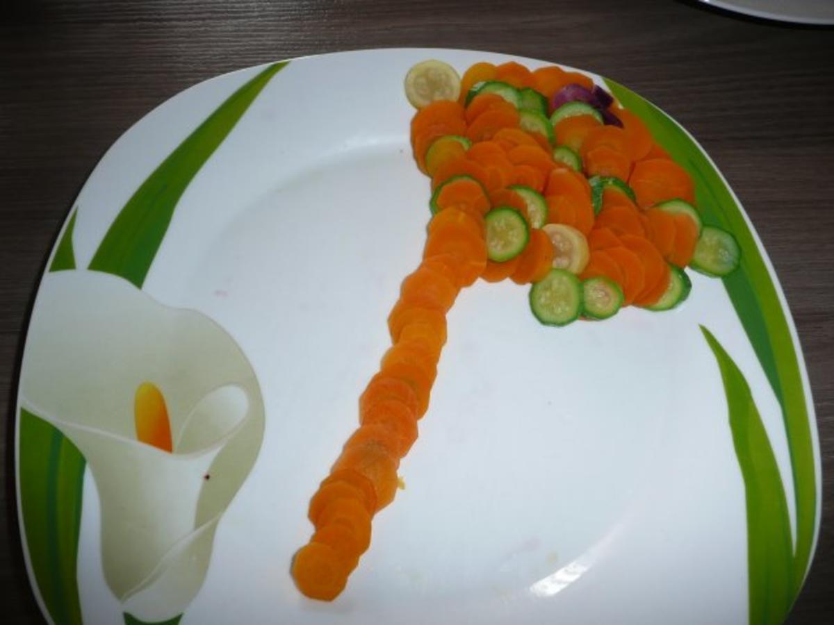 Gemüsebaum zwischen Garnelen ! - Rezept - Bild Nr. 2