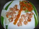 Gemüsebaum zwischen Garnelen ! - Rezept