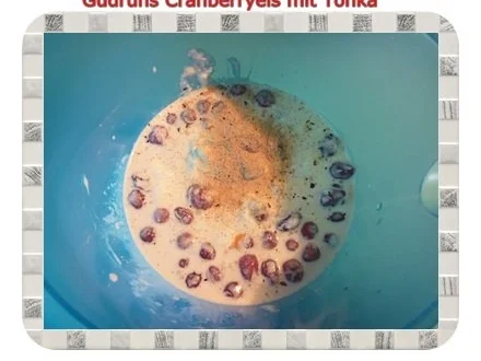 Eis: Cranberryeis mit Tonka - Rezept - Bild Nr. 3