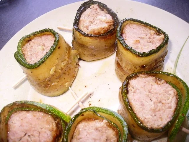 Gehacktes im Zucchinimantel - Rezept - Bild Nr. 7