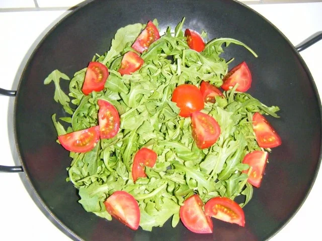 Garnelen auf Ruccola - Rezept - Bild Nr. 2