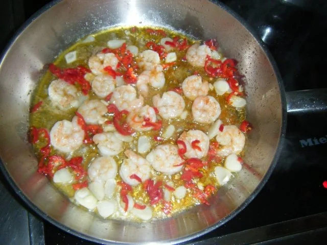 Garnelen auf Ruccola - Rezept - Bild Nr. 3