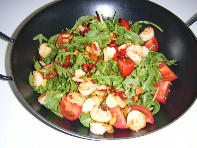 Garnelen auf Ruccola - Rezept - Bild Nr. 4