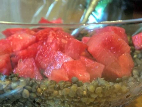 Sommerlich-fruchtiger Puy-Linsen-Salat - Rezept - Bild Nr. 5