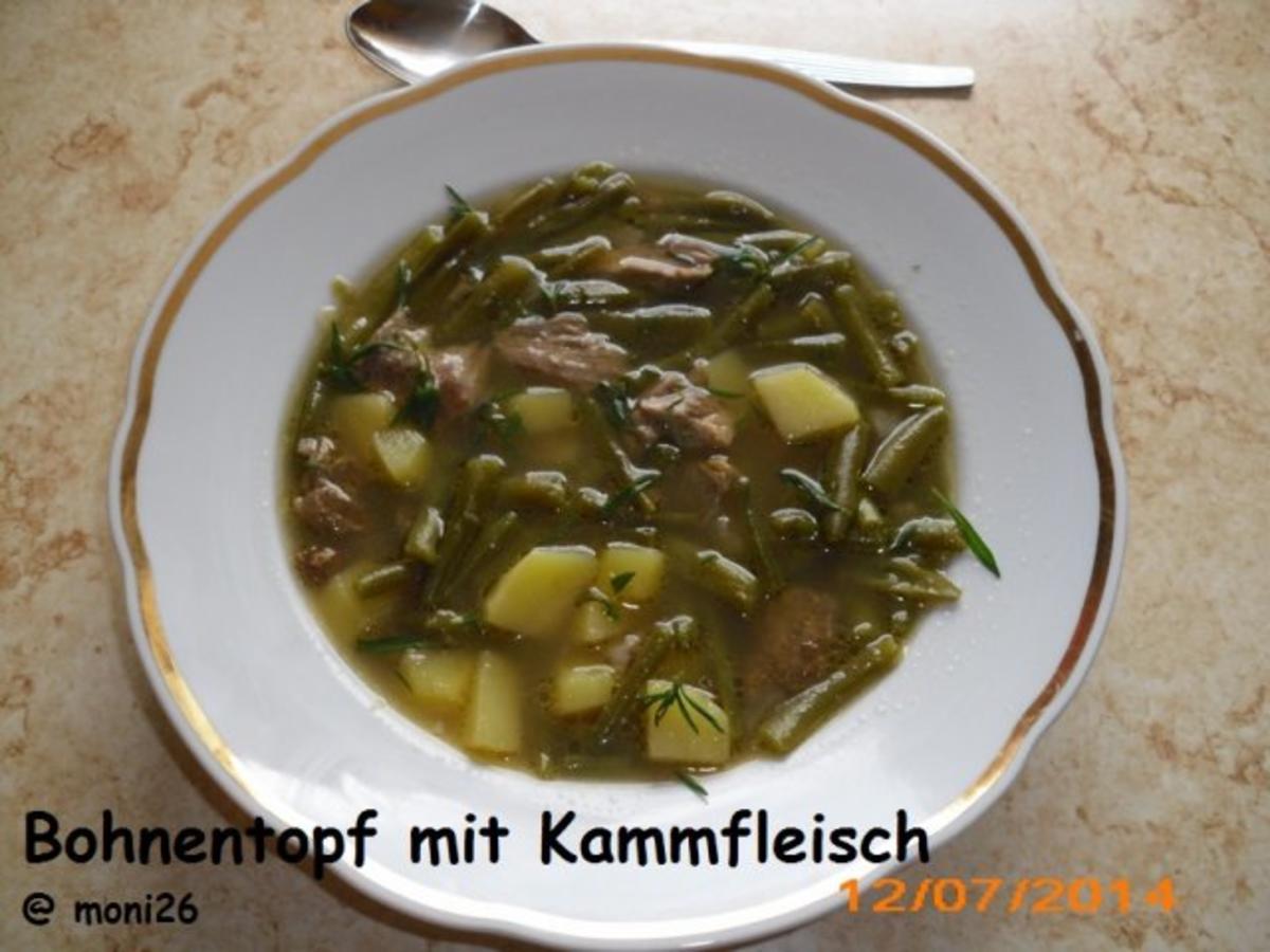 Bilder für Bohneneintopf mit Kamm/Nackenfleisch - Rezept