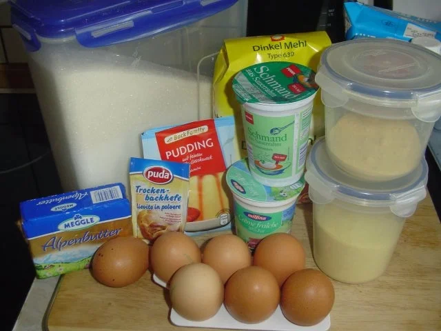 Rezept: Grießpuddingkuchen mit Schmand Bild Nr. 4 Grießpuddingkuchen mit Schmand - Rezept - Bild Nr. 4