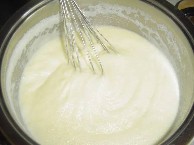 Rezept: Grießpuddingkuchen mit Schmand Bild Nr. 7 Grießpuddingkuchen mit Schmand - Rezept - Bild Nr. 7