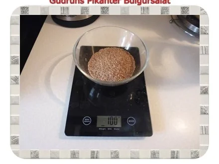 Salat: Pikanter Bulgursalat - Rezept - Bild Nr. 3