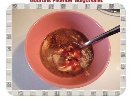 Salat: Pikanter Bulgursalat - Rezept - Bild Nr. 11