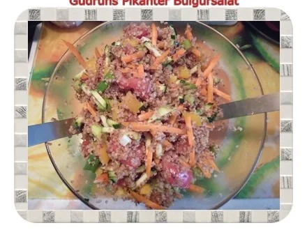 Salat: Pikanter Bulgursalat - Rezept - Bild Nr. 14