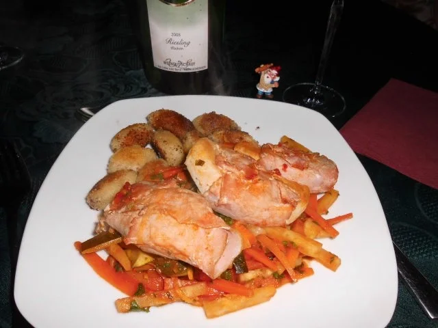 Rezept: Putenfilet im Schinkenmantel>> Putenfilet im Schinkenmantel>> - Rezept