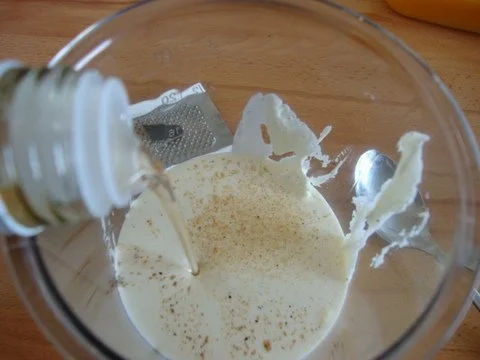 Topfenrahmsüppchen mit Mangospiegel - Rezept - Bild Nr. 3