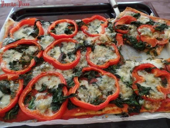 Paprika-Pizza - Rezept