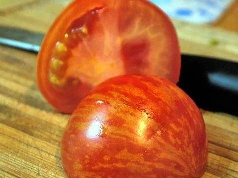 Mit Ziegenkäse gratinierte Aprikosen und Bruschetta - Rezept - Bild Nr. 4