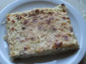 Zwiebelkuchen vom Blech mit viiiel Belag - Rezept