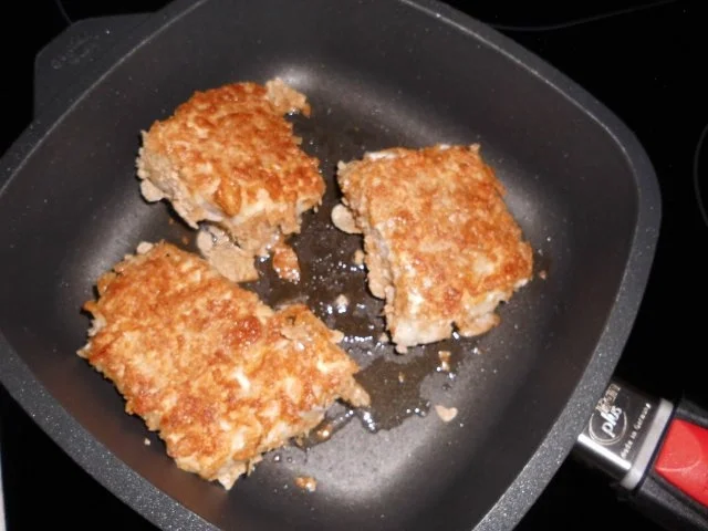 Rezept: Schmorgurken in Senfsahne mit Knusperfisch>> Bild Nr. 4 Schmorgurken in Senfsahne mit Knusperfisch>> - Rezept - Bild Nr. 4