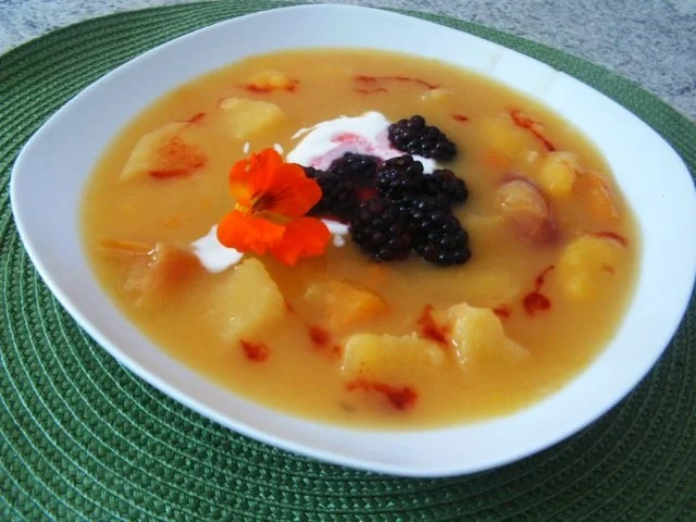 Obstkaltschale - Rezept