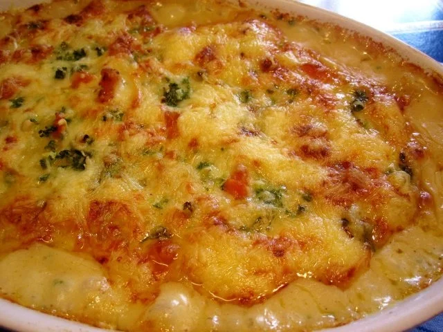 Rezept: Restegratin von Bechamelkartoffeln ... Bild Nr. 5 Restegratin von Bechamelkartoffeln ... - Rezept - Bild Nr. 5