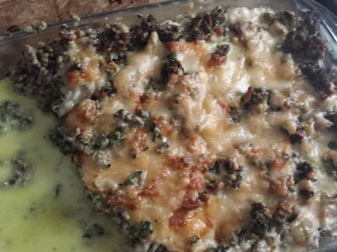 Rezept: Hackfleisch - Spinat - Auflauf Hackfleisch - Spinat - Auflauf - Rezept