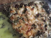 Hackfleisch - Spinat - Auflauf - Rezept