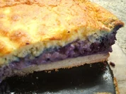 Backen: Eierschecke mit Schwarzbeeren - Rezept