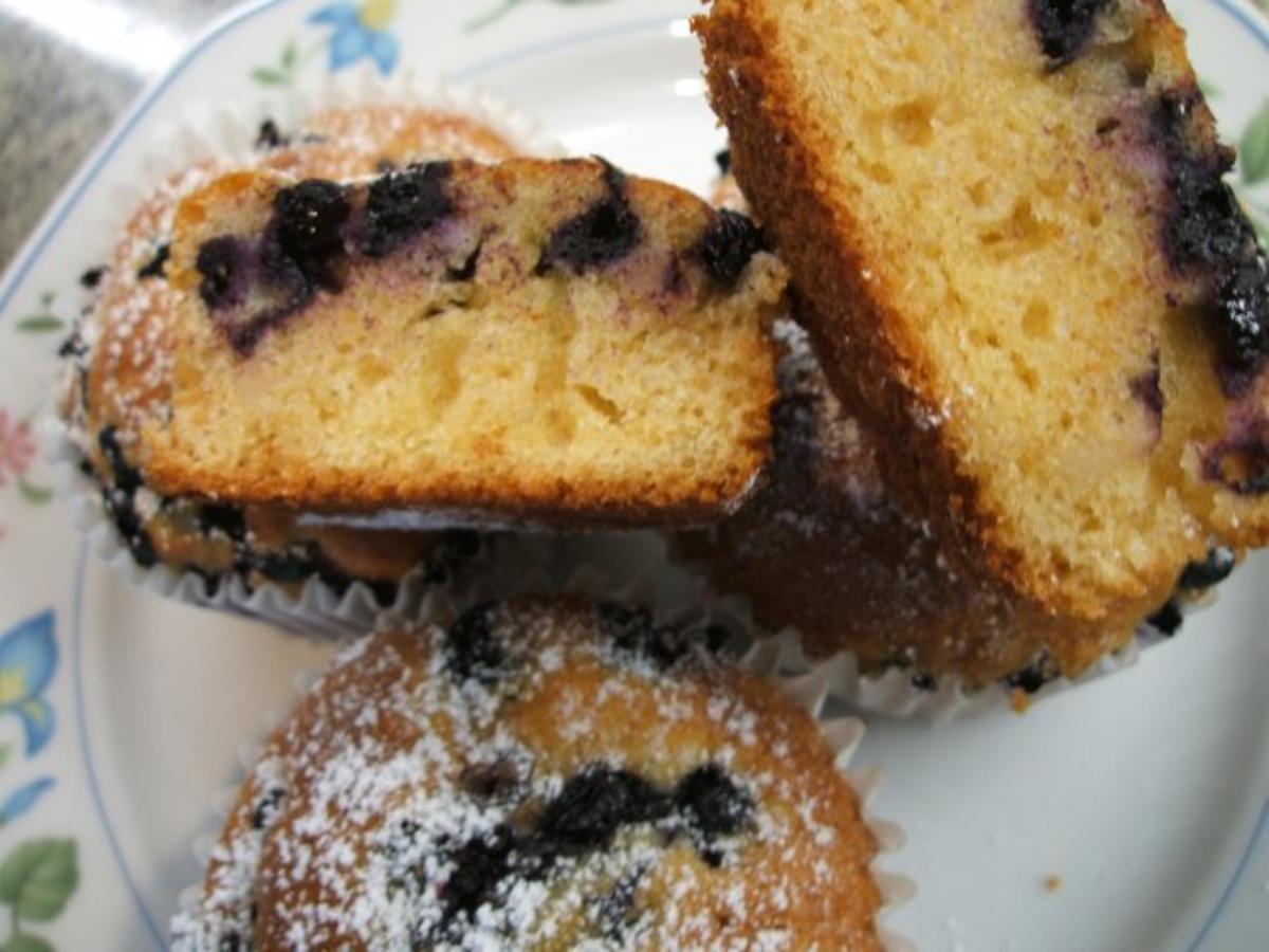 Bilder für Backen: Heidelbeer-Muffins - Rezept