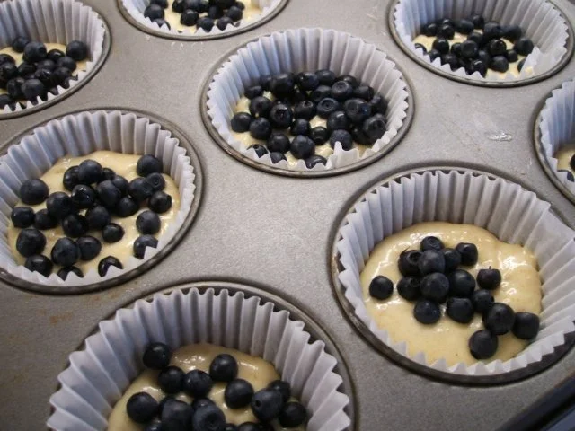 Backen: Heidelbeer-Muffins - Rezept - Bild Nr. 5