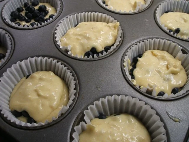 Backen: Heidelbeer-Muffins - Rezept - Bild Nr. 6