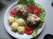 Gefüllte Hackfleischnester - Rezept