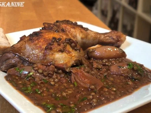 Rezept: Hähnchenkeulen mit Puy-Linsen Bild Nr. 14 Hähnchenkeulen mit Puy-Linsen - Rezept - Bild Nr. 14