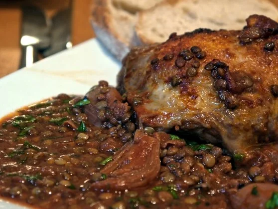 Rezept: Hähnchenkeulen mit Puy-Linsen Bild Nr. 15 Hähnchenkeulen mit Puy-Linsen - Rezept - Bild Nr. 15