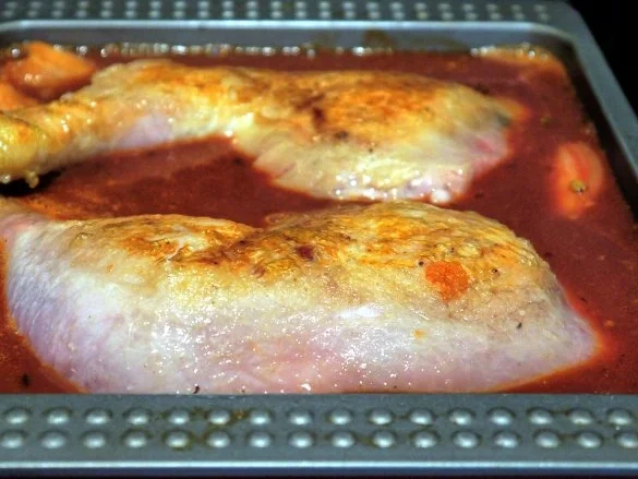 Rezept: Hähnchenkeulen mit Puy-Linsen Bild Nr. 11 Hähnchenkeulen mit Puy-Linsen - Rezept - Bild Nr. 11