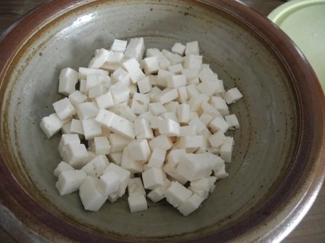 Salat : Ziegenkäse-Salat mit Basilikum und Leinöl - Rezept - Bild Nr. 2