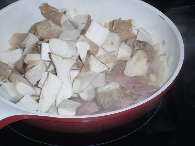 Kräuterseitling-Schinken-Pfanne - Rezept - Bild Nr. 7