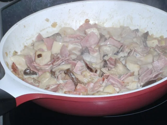 Kräuterseitling-Schinken-Pfanne - Rezept - Bild Nr. 8
