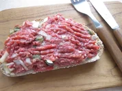Tatar oder Karnevalsfleisch - Rezept