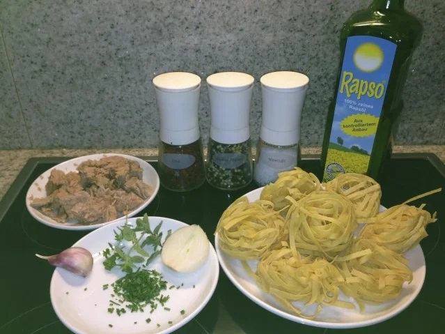 Tagliatelle allo Zafferano in Tonno Panna - Rezept - Bild Nr. 2