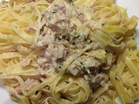 Tagliatelle allo Zafferano in Tonno Panna - Rezept - Bild Nr. 11